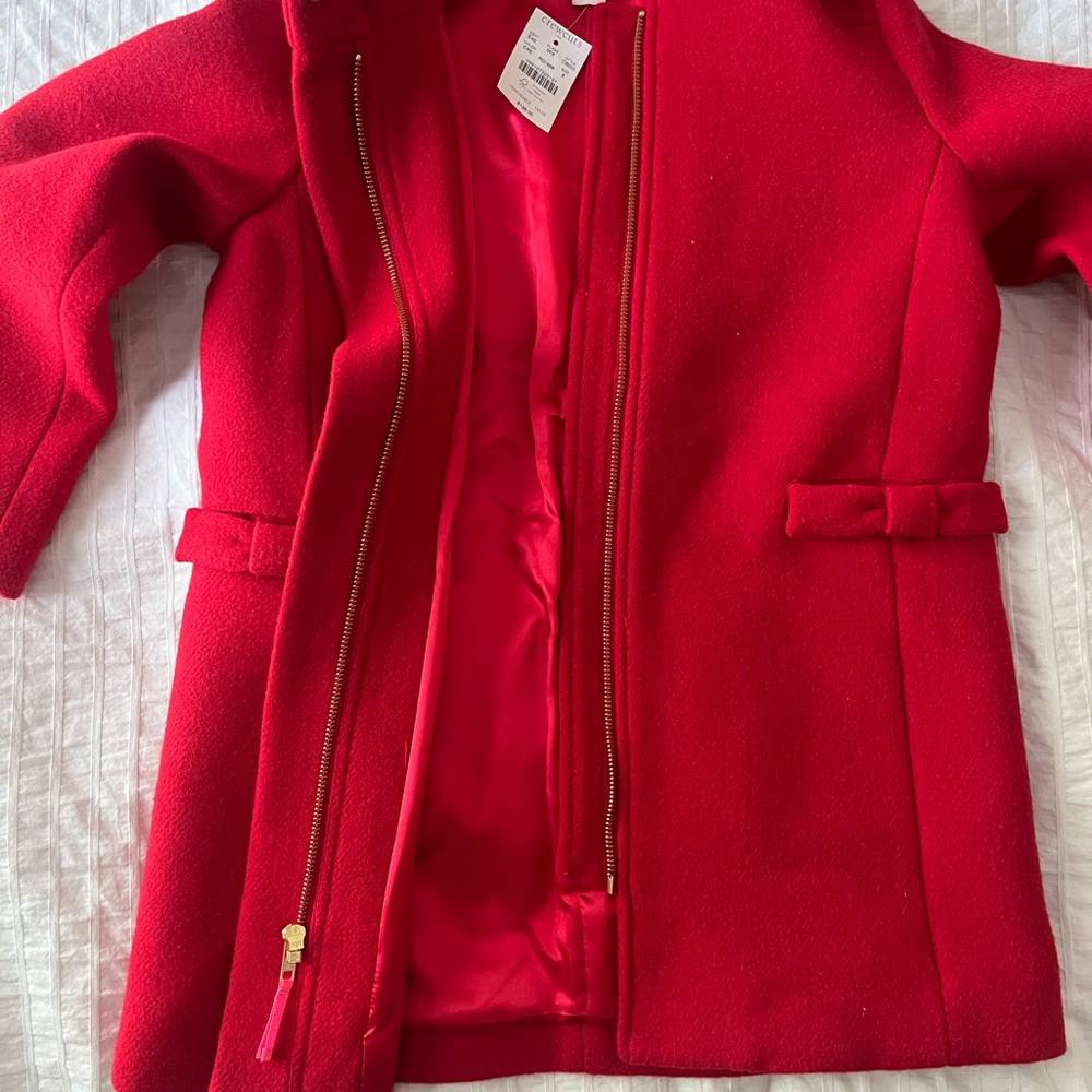 Crewcuts Vibrant Red Peacoat - Picture 3 of 9